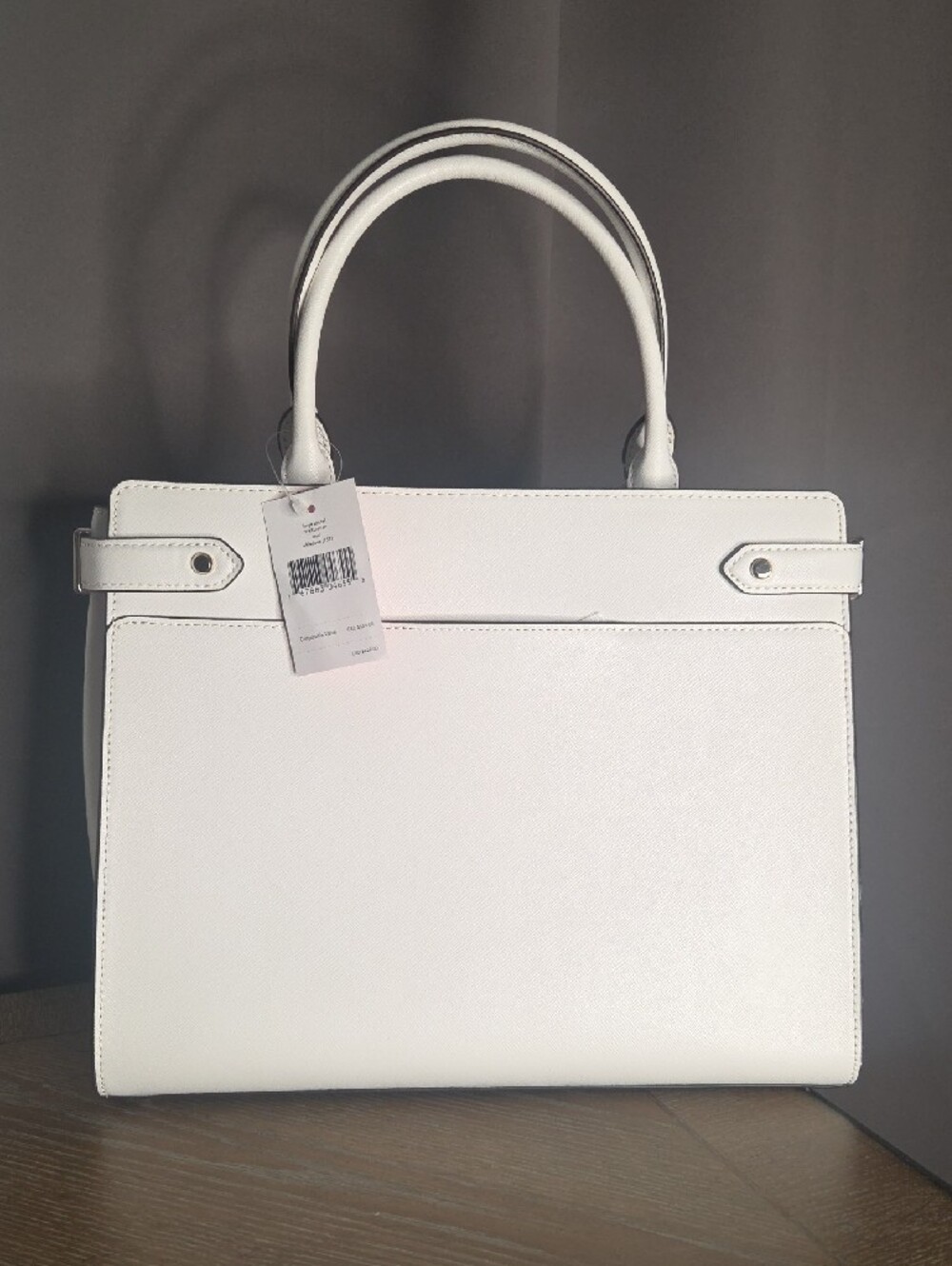 kate spade White Leather Top-Handle Satchel - Picture 2 of 11